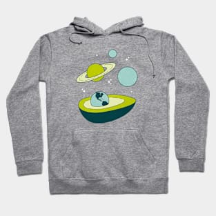 Avocado in Space Hoodie